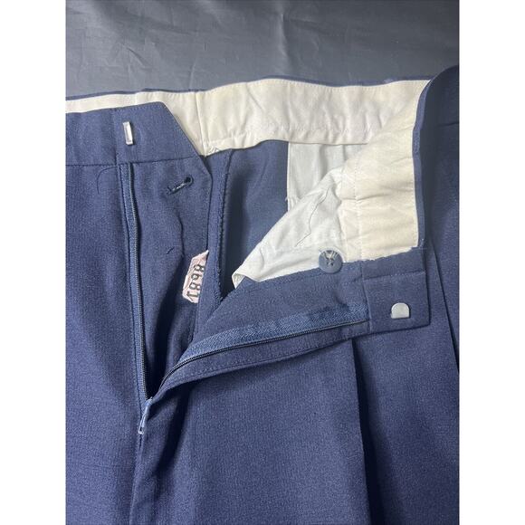 Jackie Vital Formal 2 Piece‎ Set 36 Dress Pants Size L Band Neck Hidden Buttons - Picture 12 of 16
